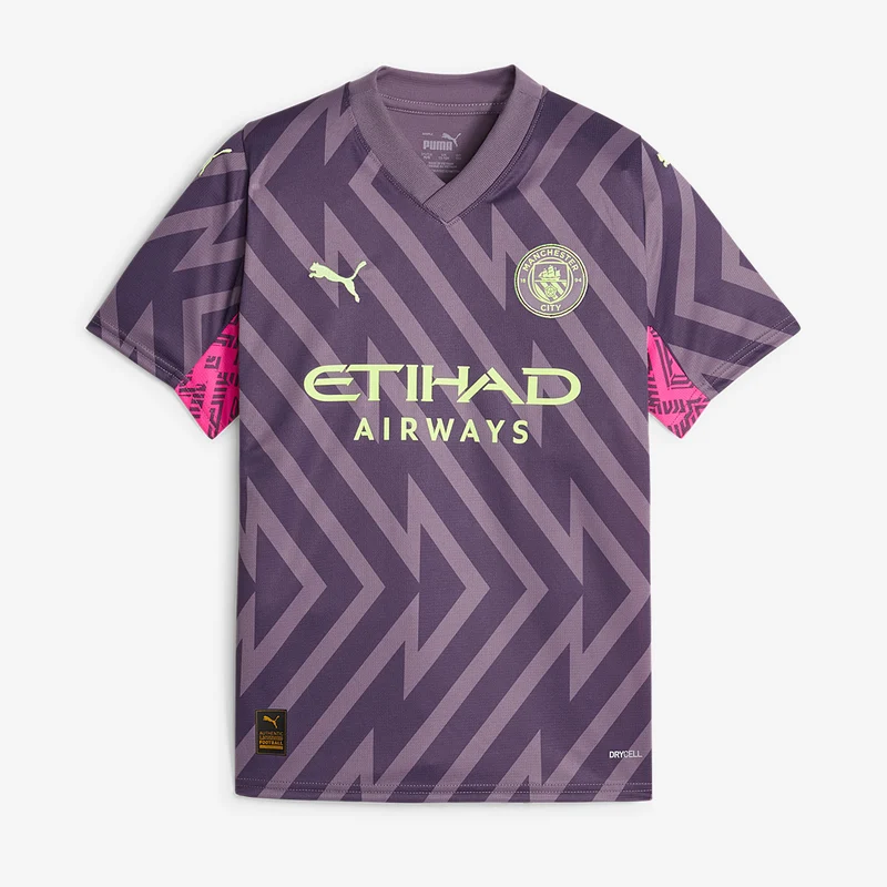 Camiseta Puma Manchester City FC 23/24 MC GK para niños
