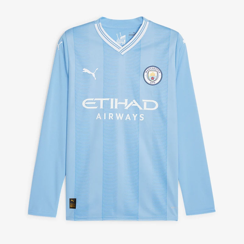 Camiseta Puma Manchester City FC 23/24 ML Primera equipación