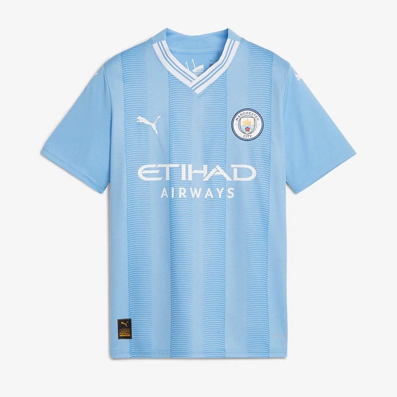 Camiseta Puma Manchester City FC 23/24 Primera equipación para niños