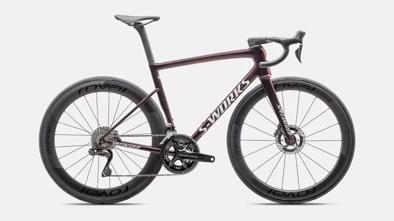 Bicicleta Ruta Specialized SW Tarmac SL8 Sldm/Redprl/MWhtsil