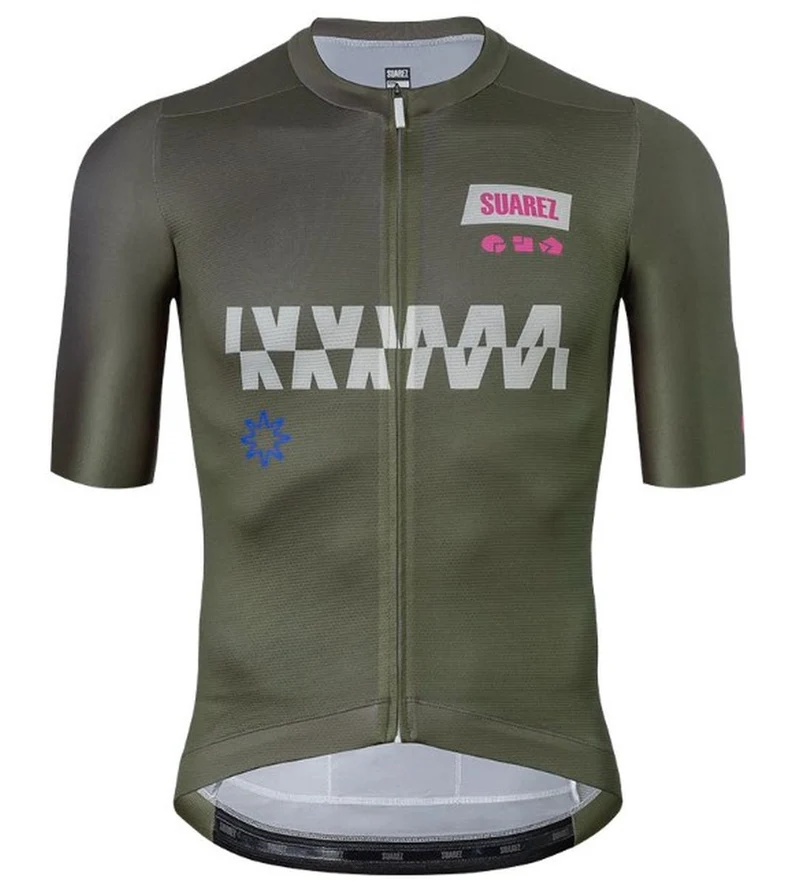 Jersey Ciclismo M/C Suarez Hombre Lock Tea Leaf 2.4