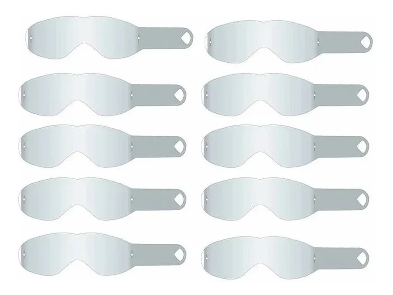 Lente De Repuesto Para Gafas Dragon Vendeta Tear-Off 10 Uds