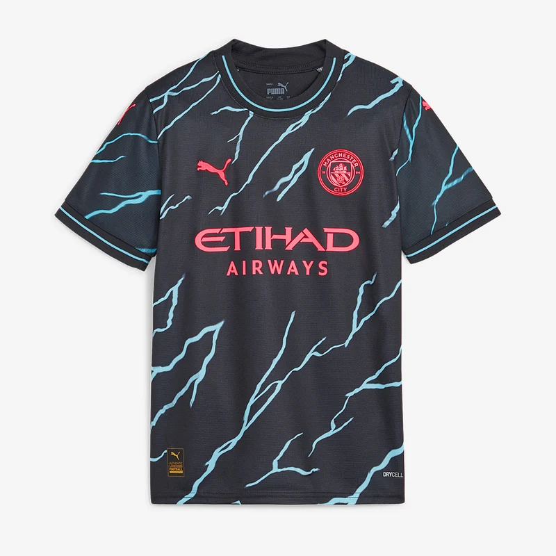Camiseta Puma Manchester City FC 23/24 Tercera equipación para niños