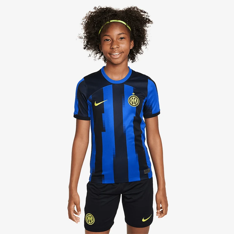 Camiseta Nike Inter Milan 23/24 Primera equipación Dri-Fit Stadium MC para niños