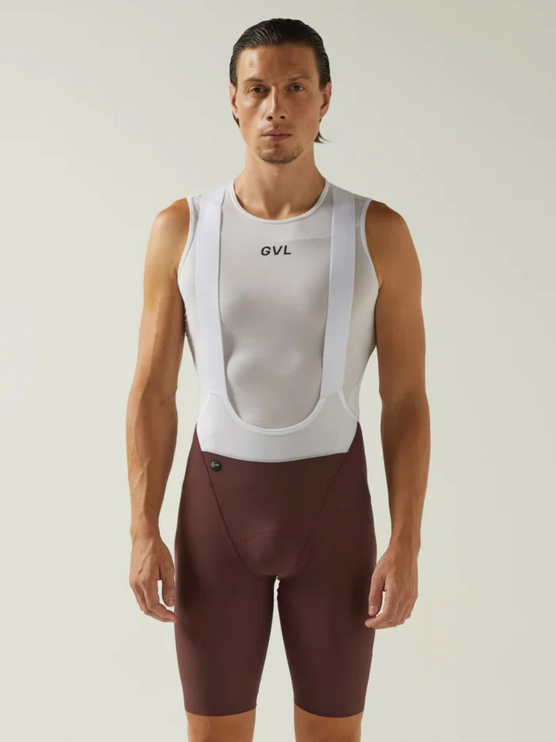 Pantaloneta Ciclismo C/T Hombre Givelo HD Pro Vino