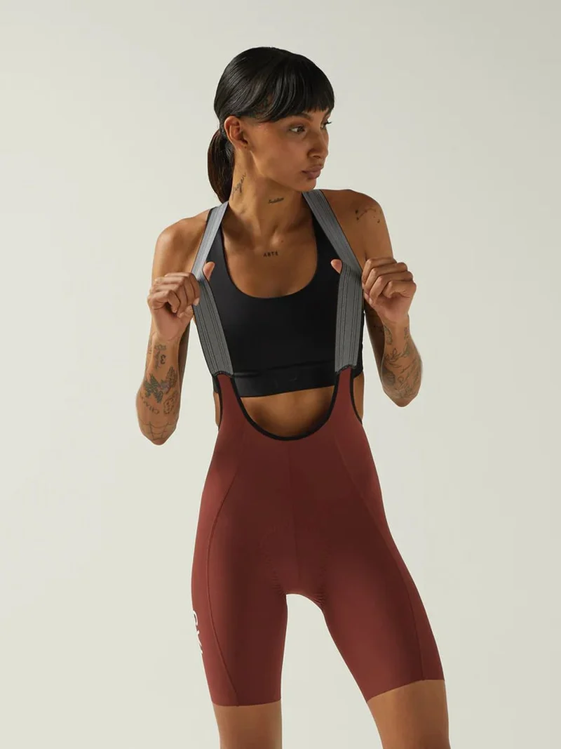 Pantaloneta Ciclismo C/T Mujer Givelo Lacefly Terracota