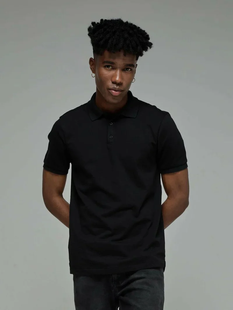 Polo Hombre GVL Pique Negra