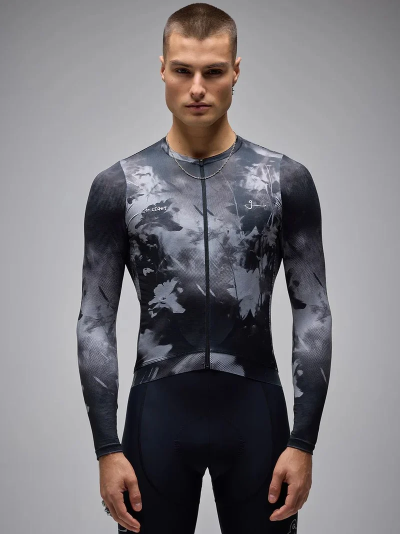 Jersey Ciclismo M/L Unisex Givelo G90 Light Bloom Black