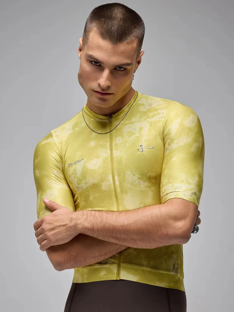 Jersey Ciclismo M/C Givelo G90 Light Botanic Yellow