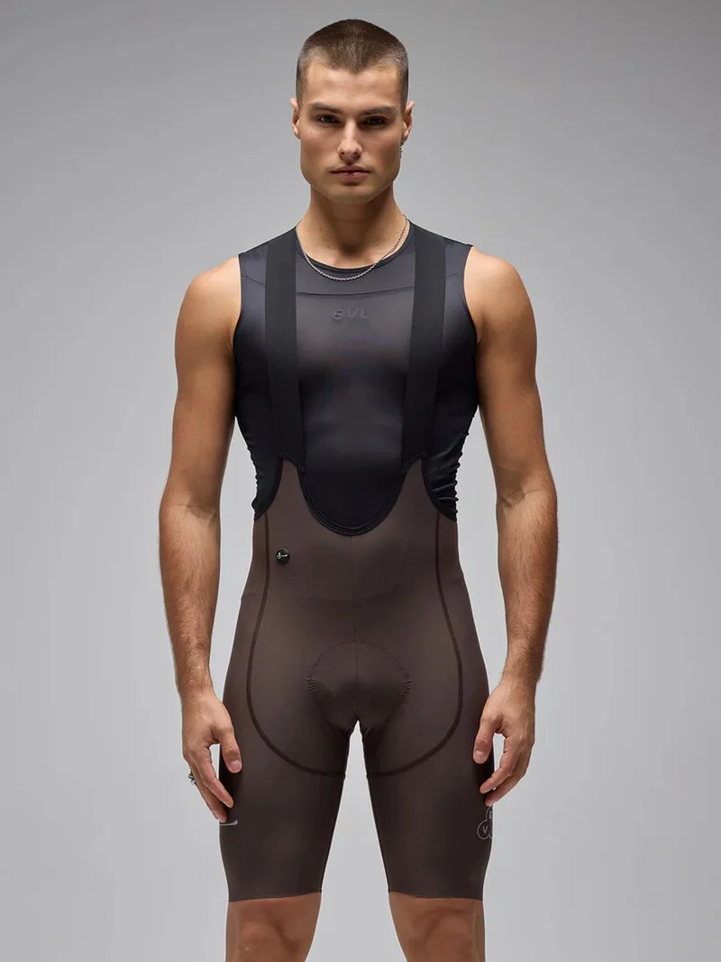 Pantaloneta Ciclismo C/T Hombre Givelo G90 Ultra BIB Brown