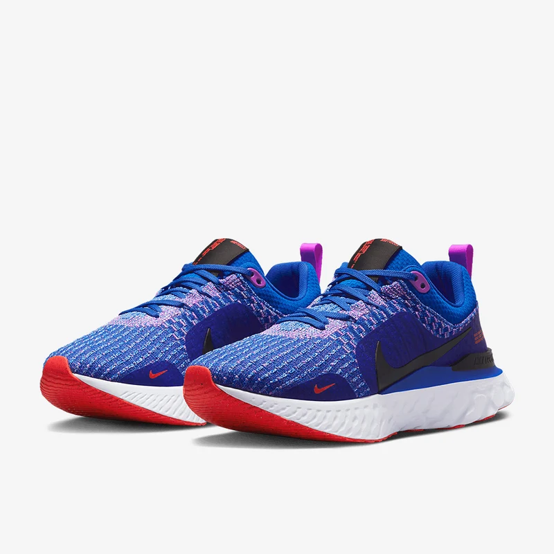 Nike React Infinity Run FK 3 para mujer/ Racer Azul/Negro/Fuxia Dream