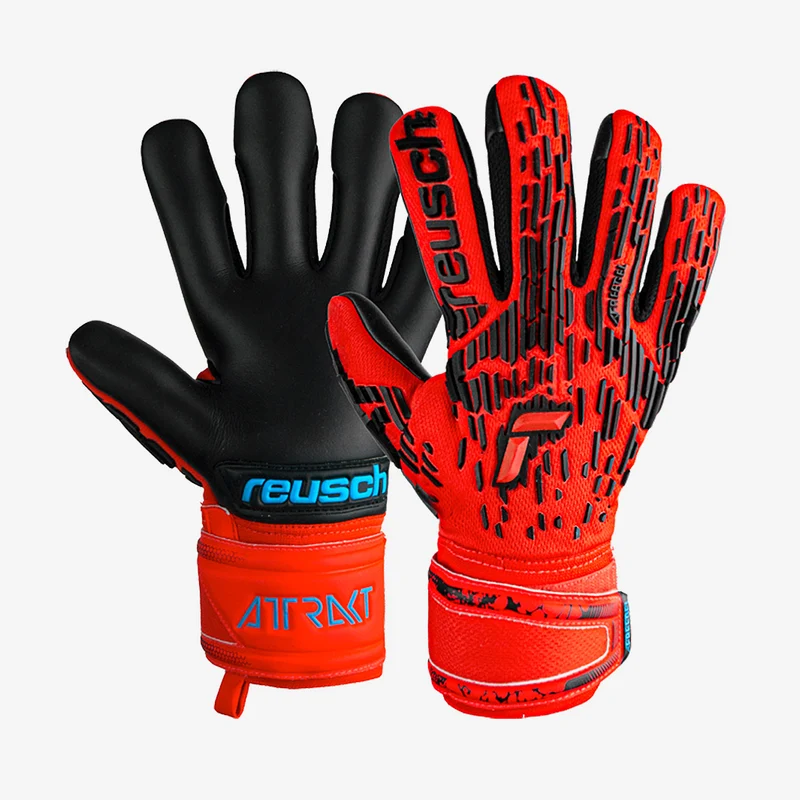 Reusch Attrakt Freegel Silver Finger Support para niños