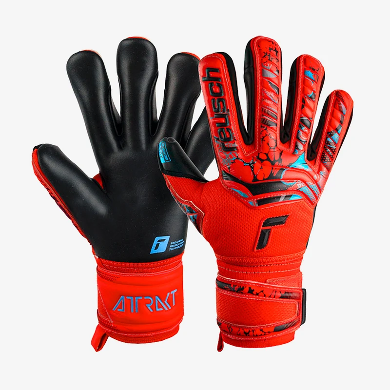 Reusch Attrakt Gold X Finger Support para niños
