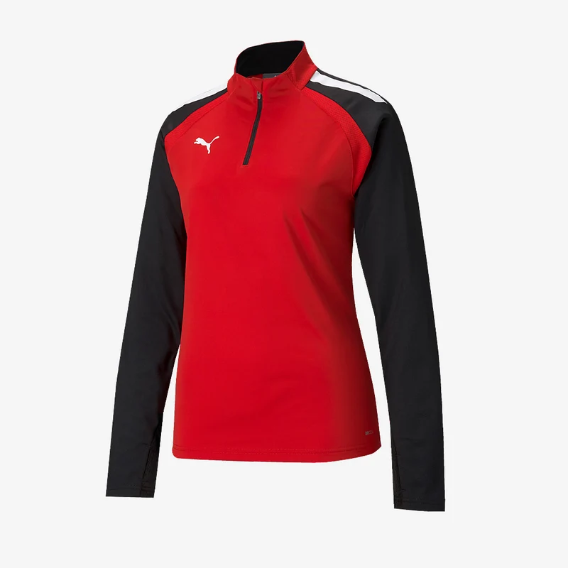 Camiseta de entrenamiento Puma Team Liga 1/4 cremallera para mujer