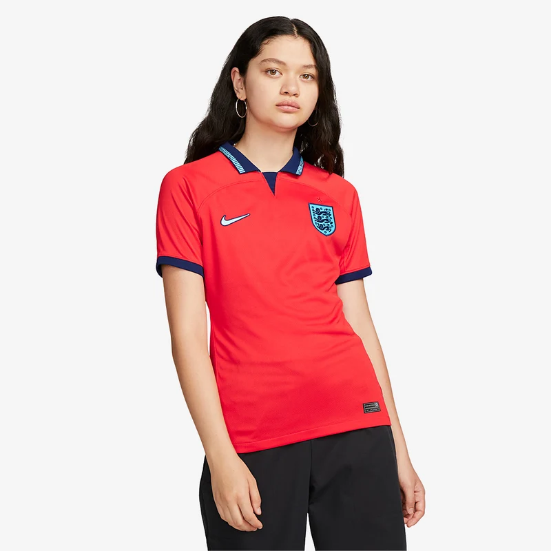 Camiseta Nike Inglaterra 22/23 Dri-FIT Stadium MC Segunda equipación para mujer