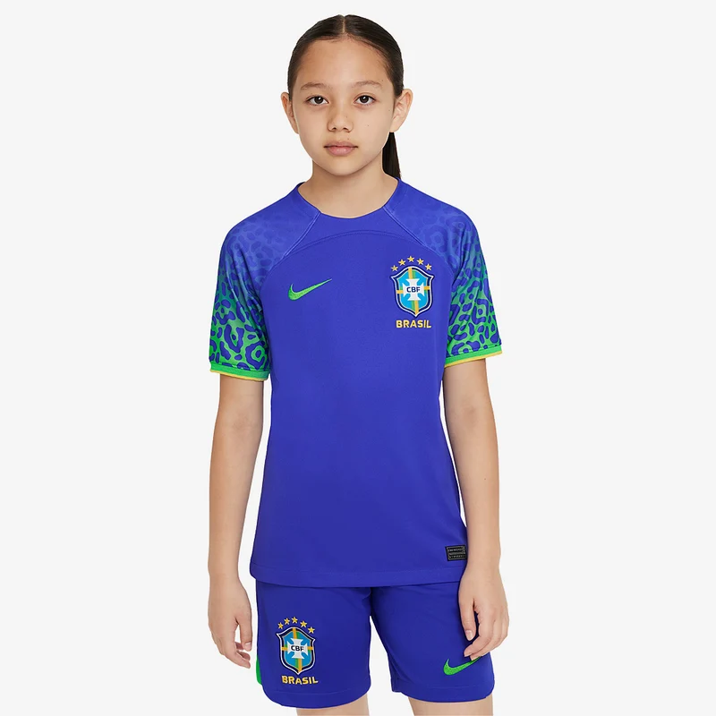 Camiseta Nike Brasil 22/23 Dri-Fit MC Segunda equipación para niños