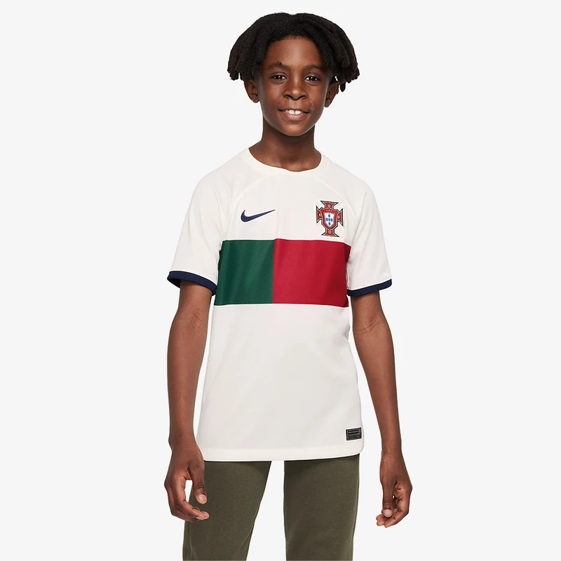 Camiseta Nike Portugal 22/23 Dri-Fit MC Segunda equipación para niños