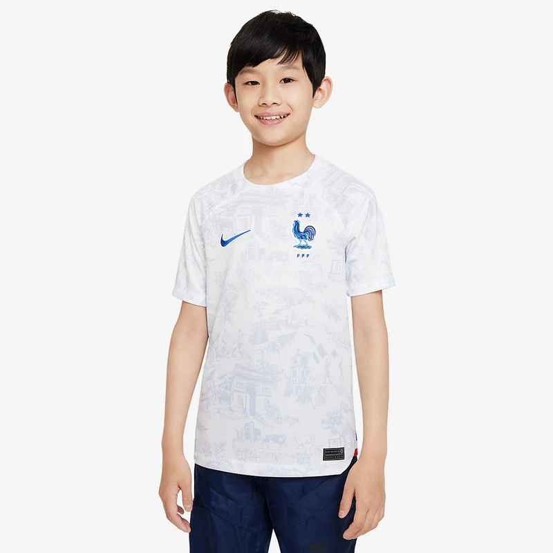 Camiseta Nike Francia 22/23 Dri-Fit MC Segunda equipación para niños