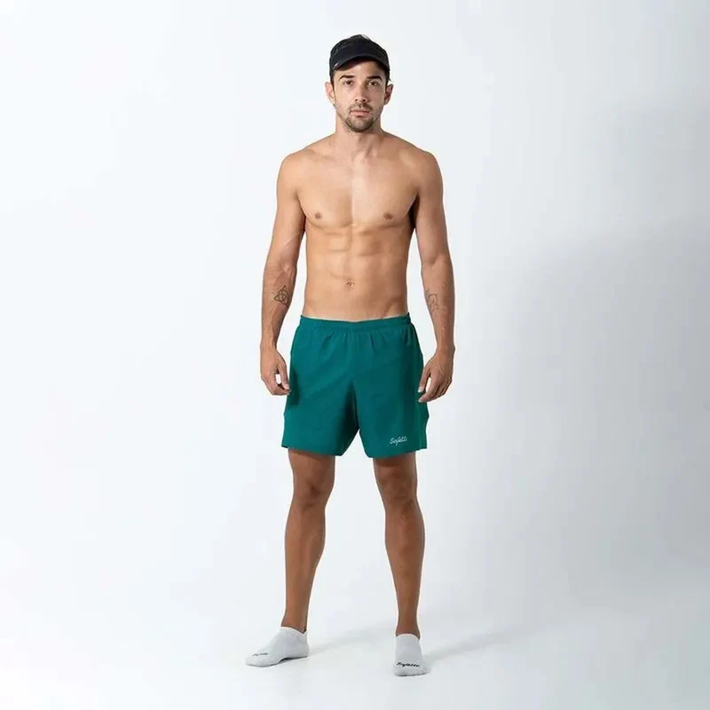 Pantaloneta Running Safetti Hombre Venturi Light Teal