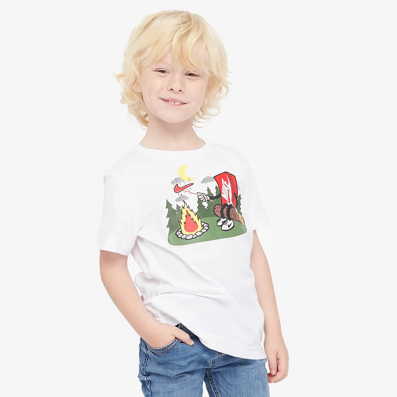 Camiseta Nike Boxy Campfire (2-7 AÑOS) para niños pequeños
