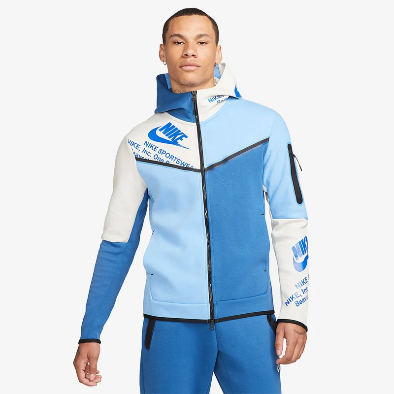 Sudadera con capucha Nike Sportswear Tech Fleece Graphic con Cremallera