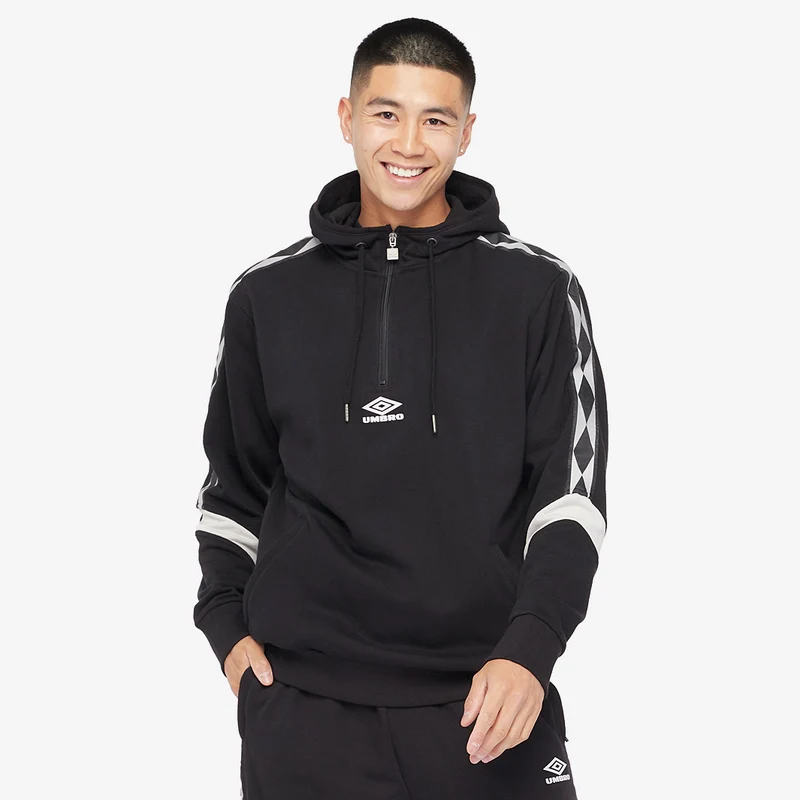 Sudadera con capucha media cremallera Umbro Diamond Taped