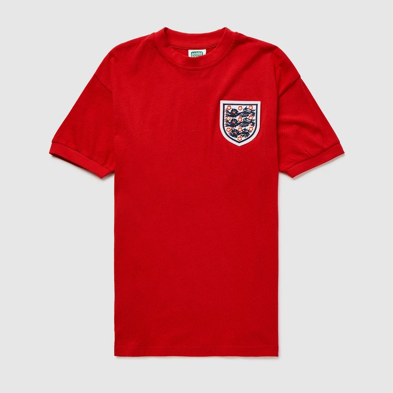 Camiseta Score Draw England 1970 Mexico Segunda Equipación No'6
