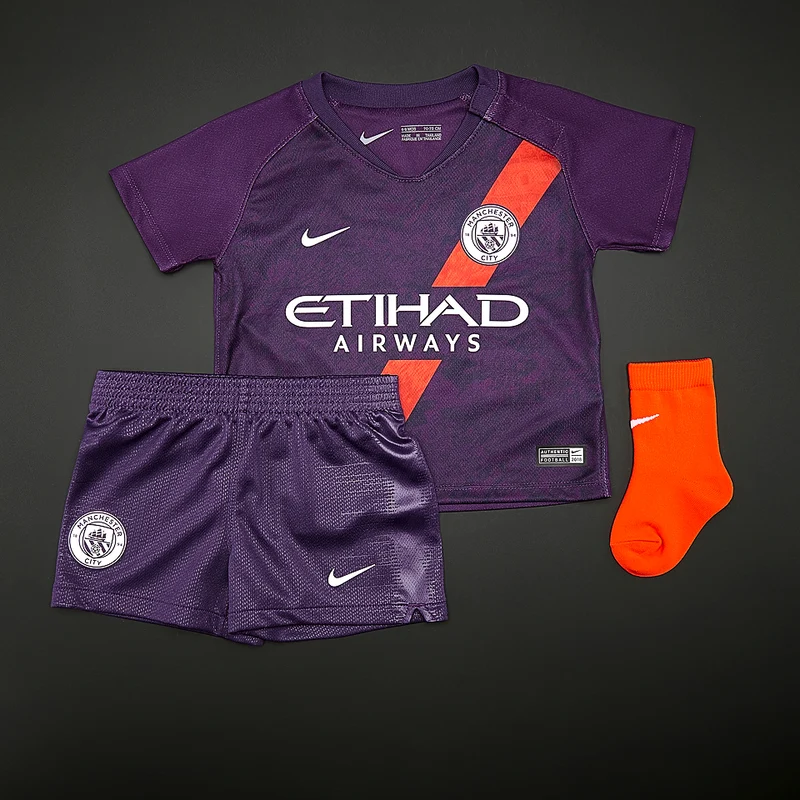 Conjunto Nike Manchester City 2018/19 tercera equipación para bebés