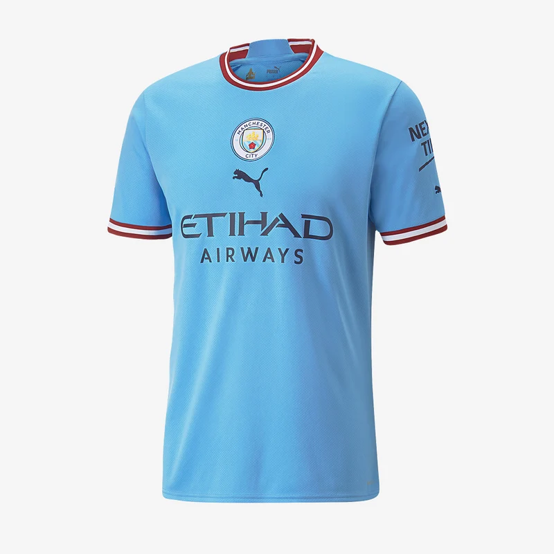 Puma Manchester City 22/23 Replica Home Shirt - Light Team Blue/Intense Red