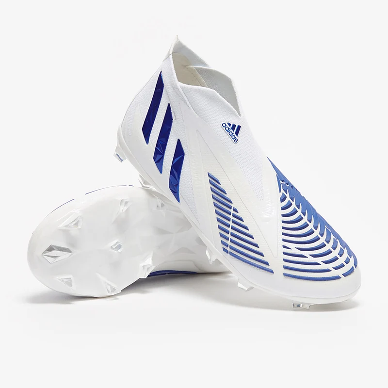 adidas Predator Edge+ FG para niños - Blanco/Hi