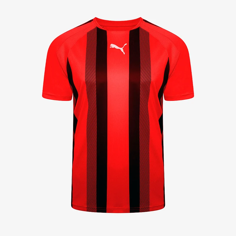 Camiseta Puma Team Liga Striped MC para niños