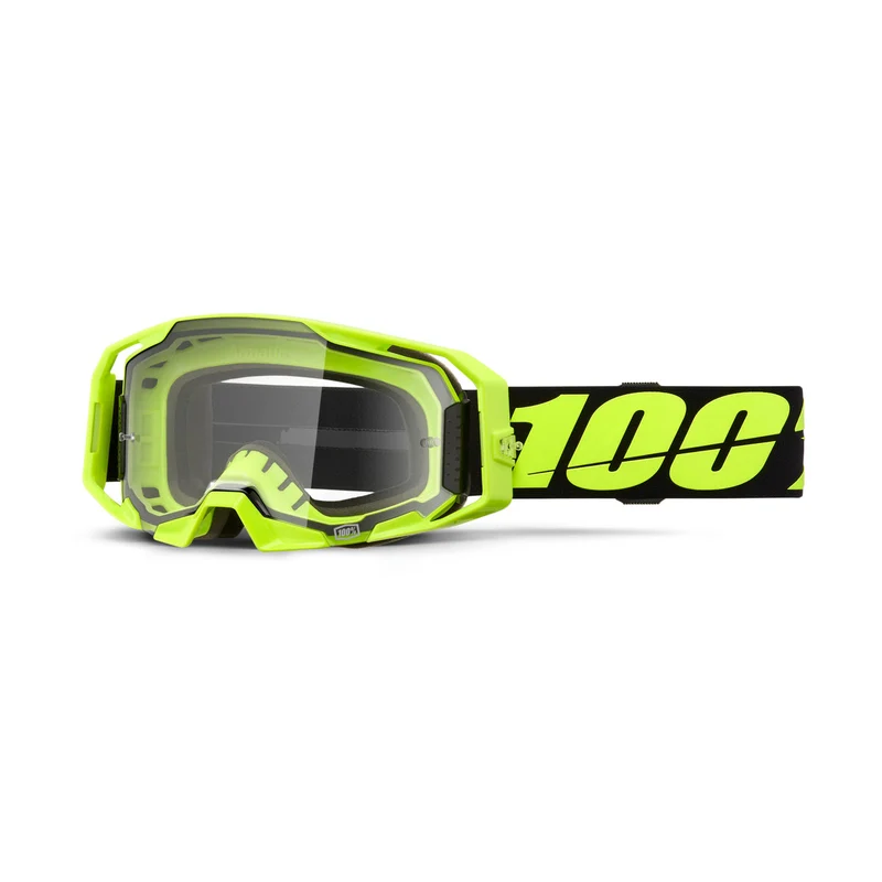 Goggle 100% Armatic Amarillo Neon Lente Clear