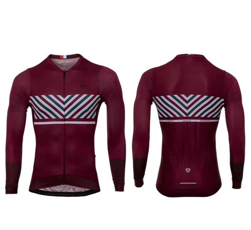 Jersey Ciclismo M/L Hombre GW Elegance Vino
