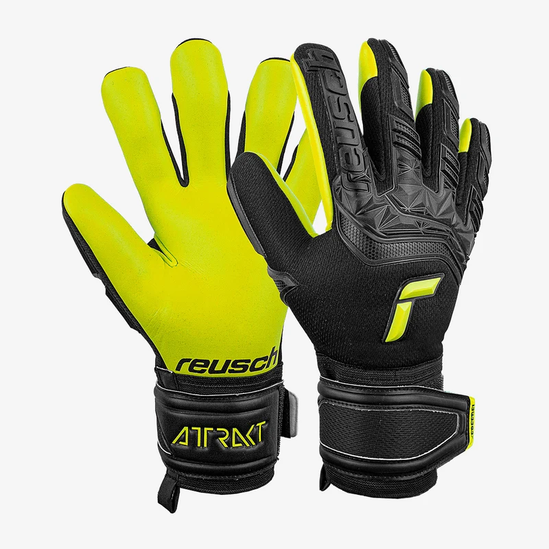 Reusch Attrakt Freegel Silver Finger Support para niños