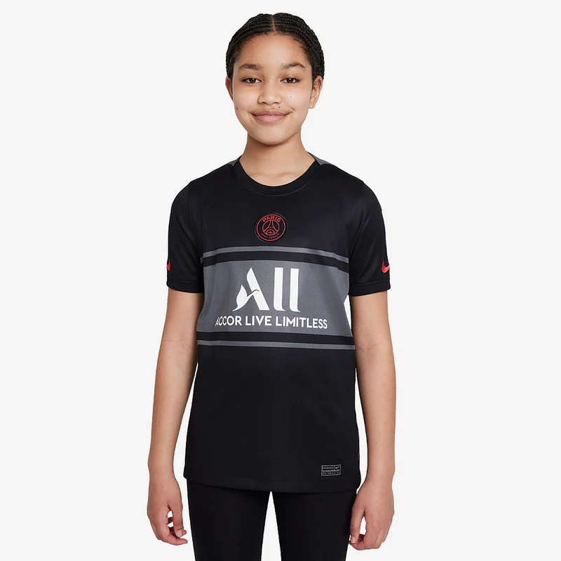 Camiseta MC Nike París-Saint Germain 21/22 Tercera Equipación Stadium para niños