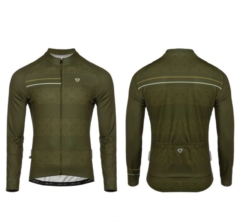 Jersey Ciclismo M/L Hombre GW Half and Half Oliva