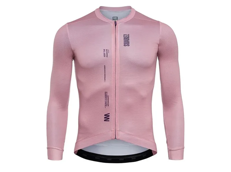 Jersey de Ciclismo M/L Hombre Lock Old Rose