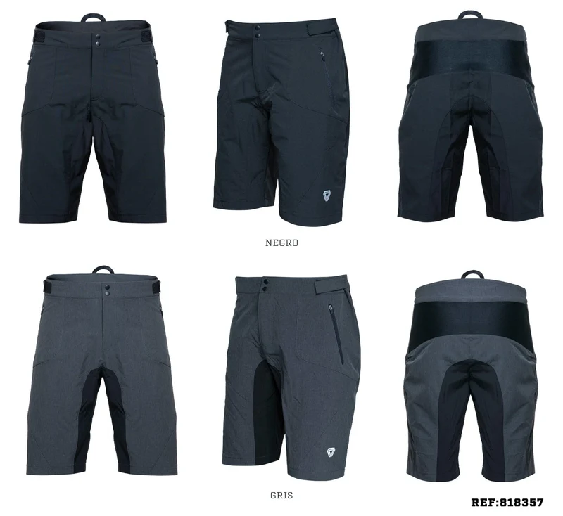 Pantalóneta Ciclismo C/T Hombre GW Leisure Gris