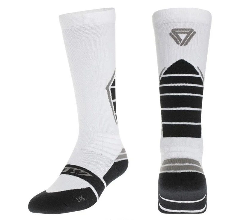 Medias Ciclismo de Compresion GW SK-01 Blanco
