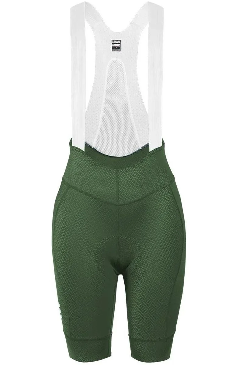 Pantaloneta Ciclismo C/T Suarez Mujer Hard Verde Ivy 2.3