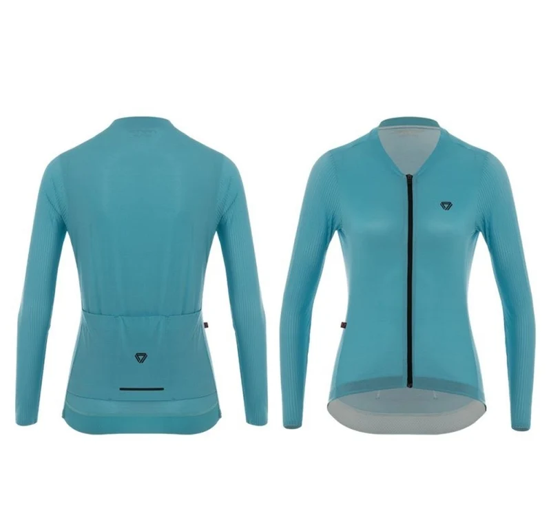 Jersey Ciclismo M/L Mujer GW Dig Azul Celeste