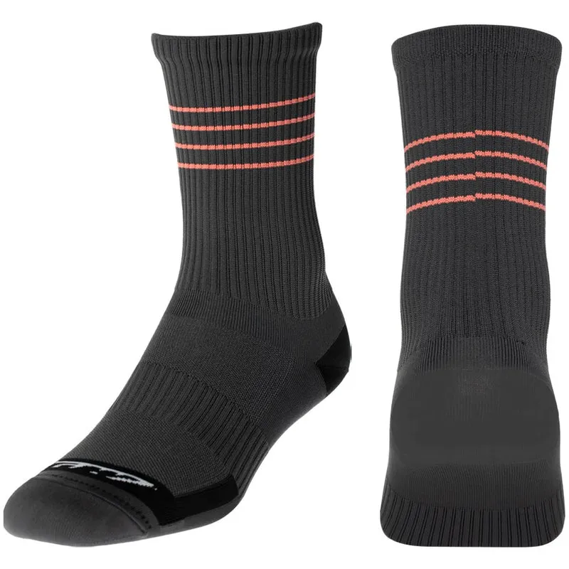 Medias Ciclismo GW Midle Line Gris Coral