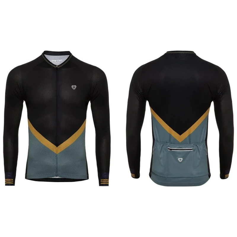 Jersey Ciclismo M/L Hombre GW Retro Azul Block