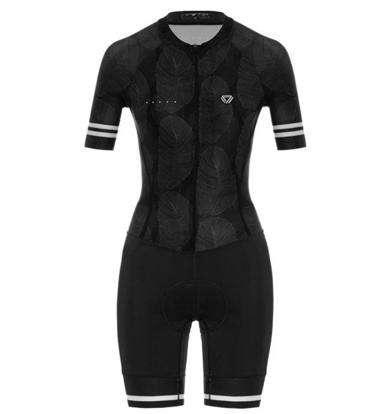 Enterizo de Ciclismo Mujer GW Sense Negro