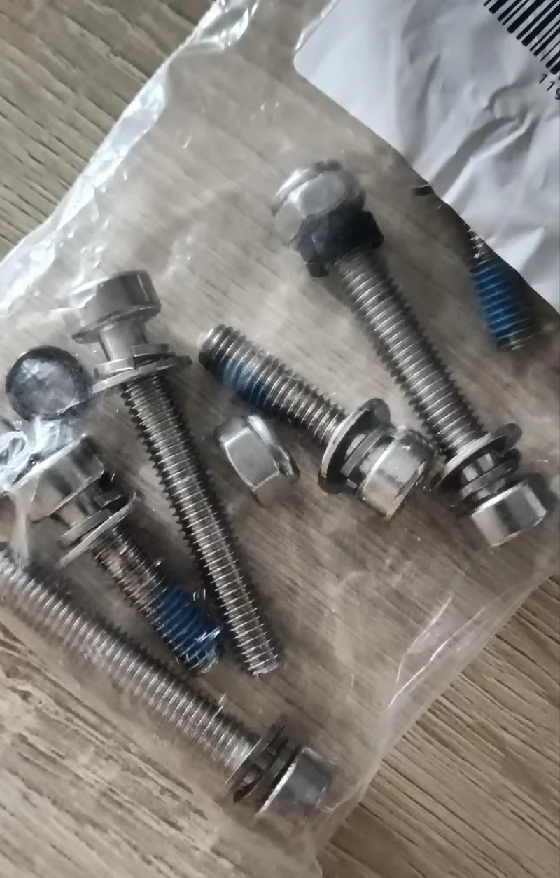 Rear Shock Absorber Screw Set (with Lock Nuts) for Electric Scooter T4