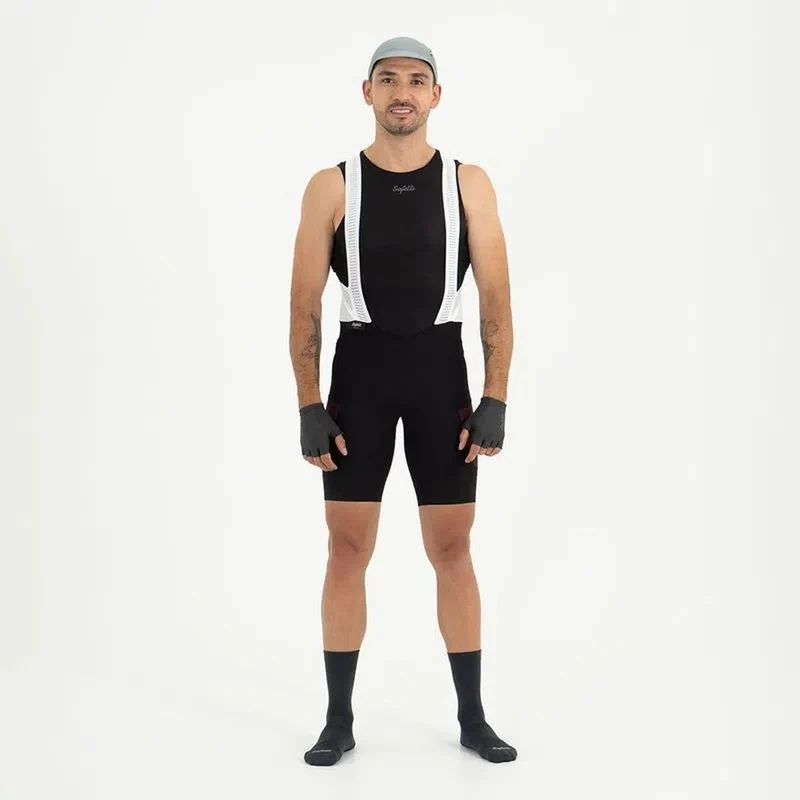 Pantaloneta de Ciclismo C/T Safetti Evans Cargo Hombre Vino