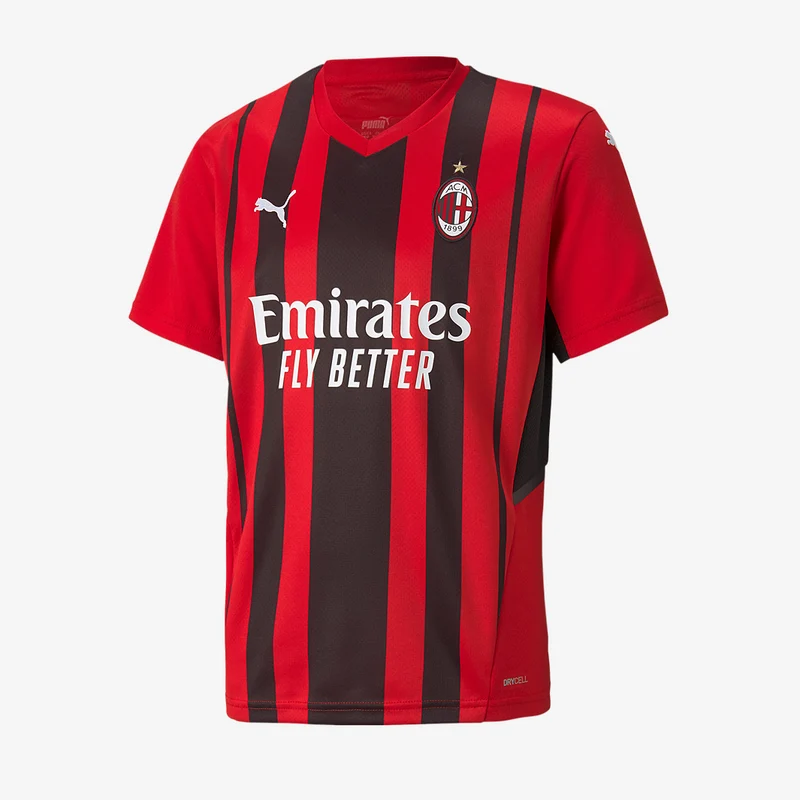 Camiseta Puma AC Milán 21/22 Primera equipación para niños