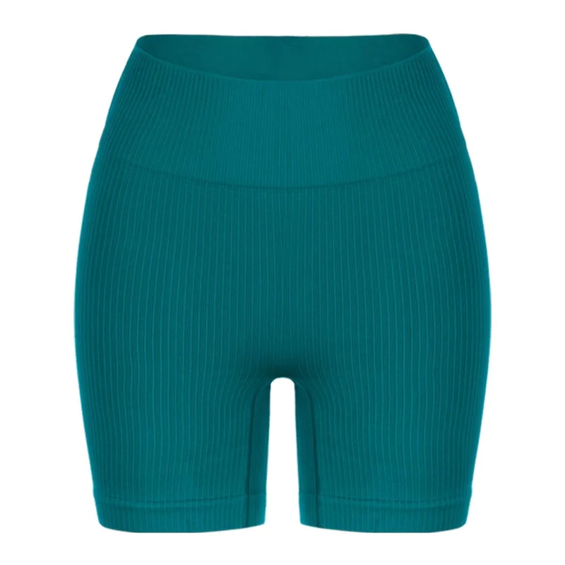 Short Corto Mujer Seamless Spirit Sportfitness Azul Jade