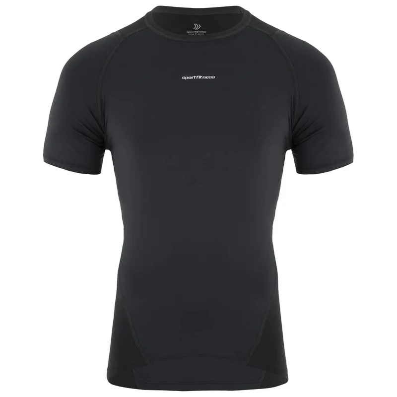 Camiseta M/C Hombre Summit SportFitness Gris