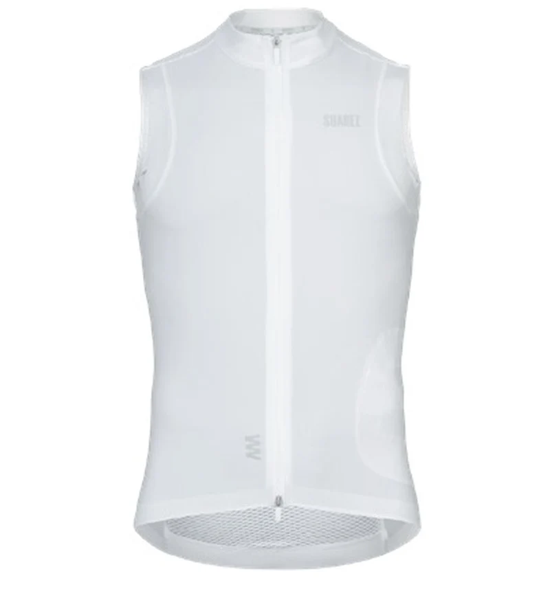 Chaleco Cortavientos de Ciclismo Suarez Mujer Barrier White